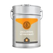 Linoljefärg Vit Halvmatt 11005